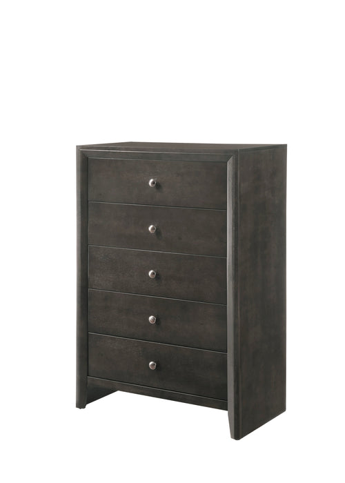 Evan Gray Panel Bedroom Set