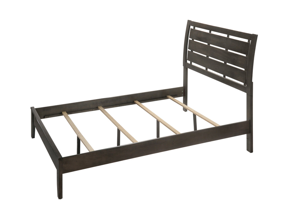 Evan Gray Full Panel Bed