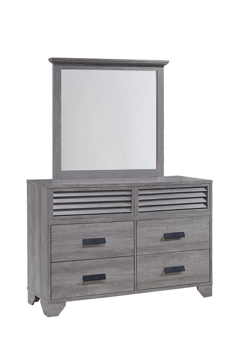 Sarter Gray Panel Bedroom Set