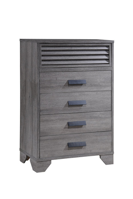 Sarter Gray Panel Bedroom Set