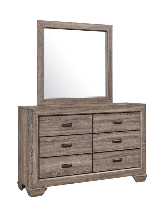 Farrow Grayish Brown Bedroom Mirror (Mirror Only)