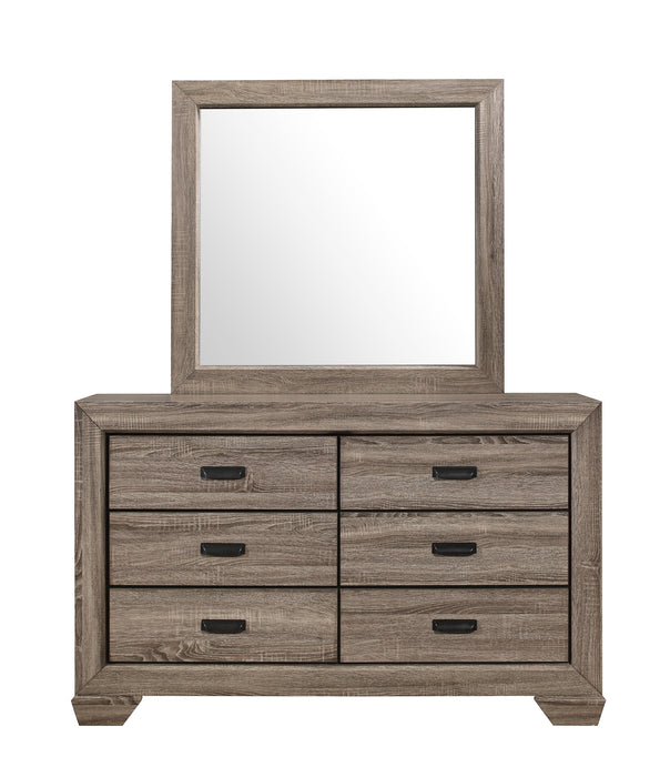 Farrow Grayish Brown Panel Bedroom Set