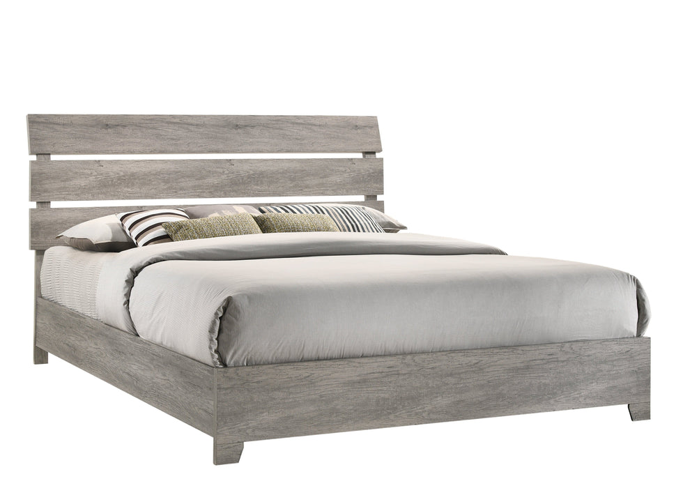 Tundra Gray King Platform Bed