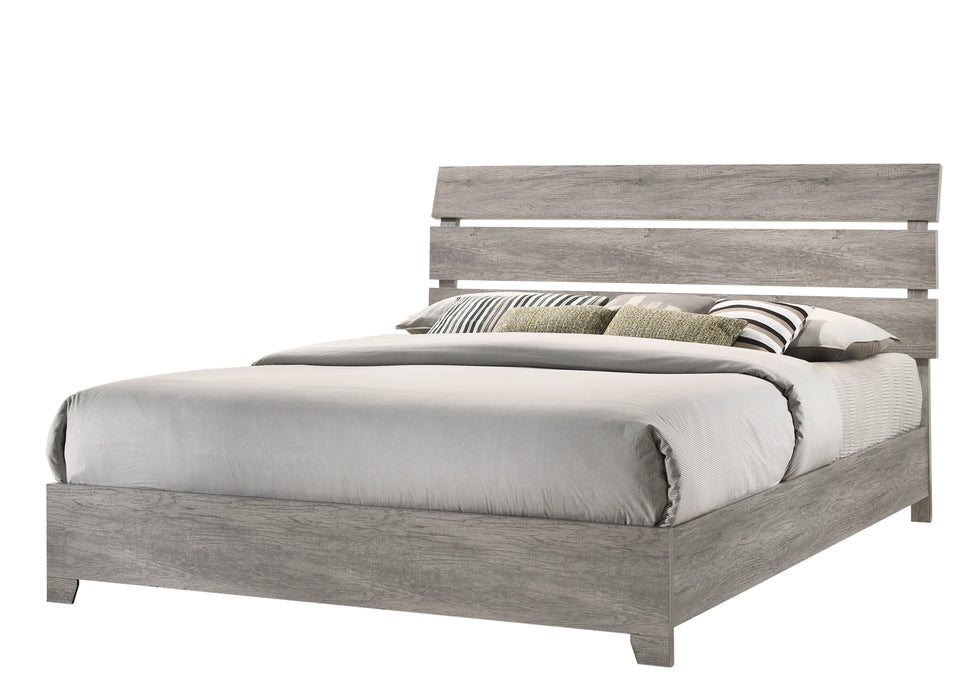 Tundra Gray Platform Bedroom Set
