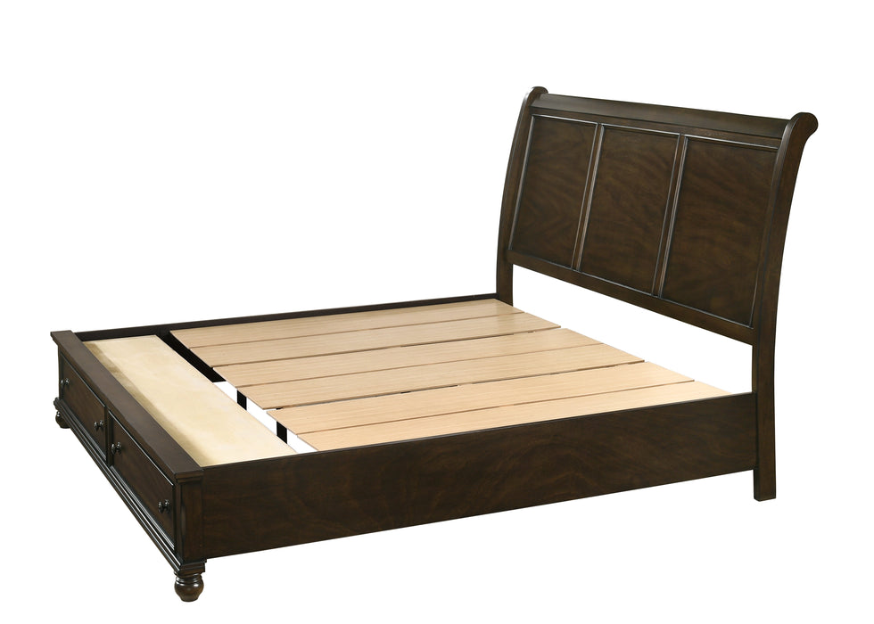 Lara Brown King Storage Platform Bed