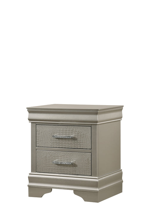 Amalia Silver Panel Youth Bedroom Set