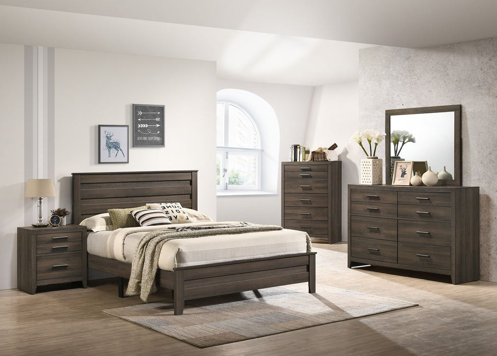 Marley Brown Platform Bedroom Set