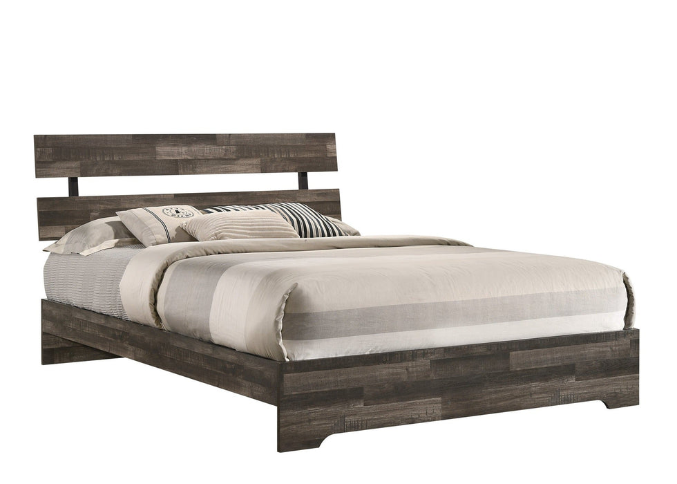 Atticus Brown King Platform Bed