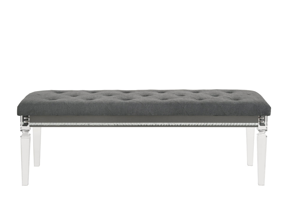 Giovani Dark Gray Bedroom Bench