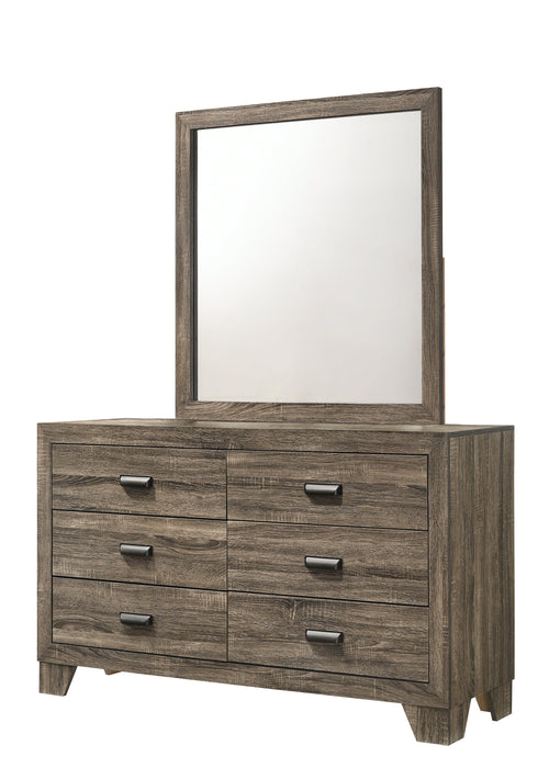 Millie Brown Bedroom Mirror (Mirror Only)