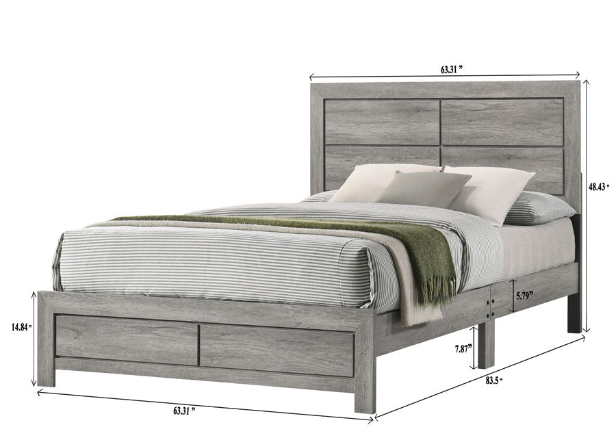 Hopkins Driftwood Platform Youth Bedroom Set