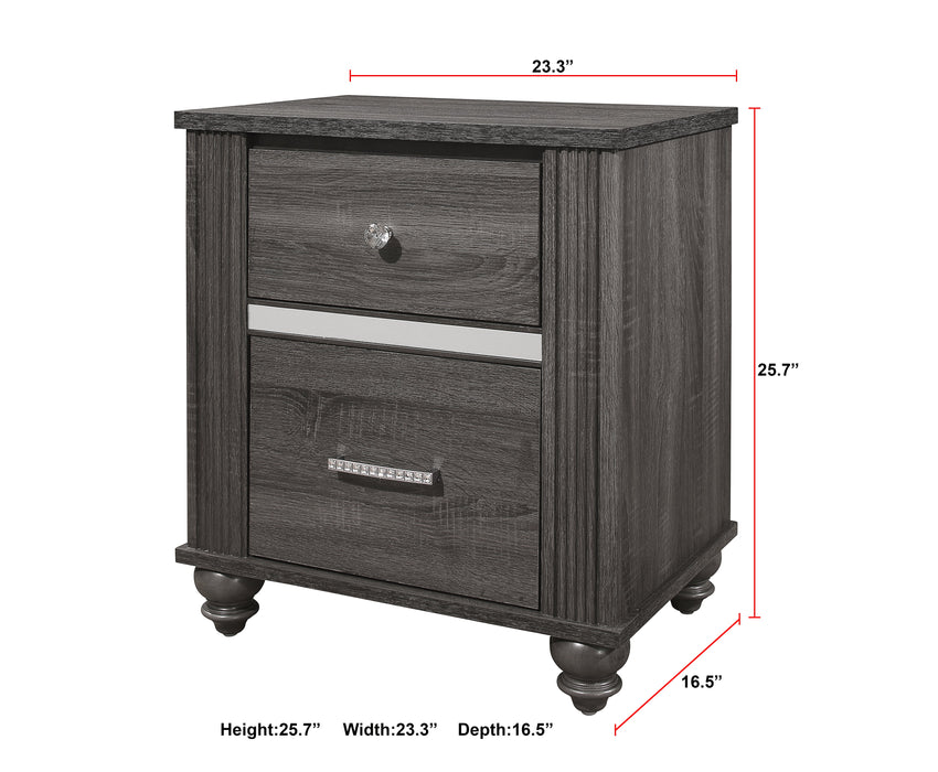 Gaston Gray Nightstand