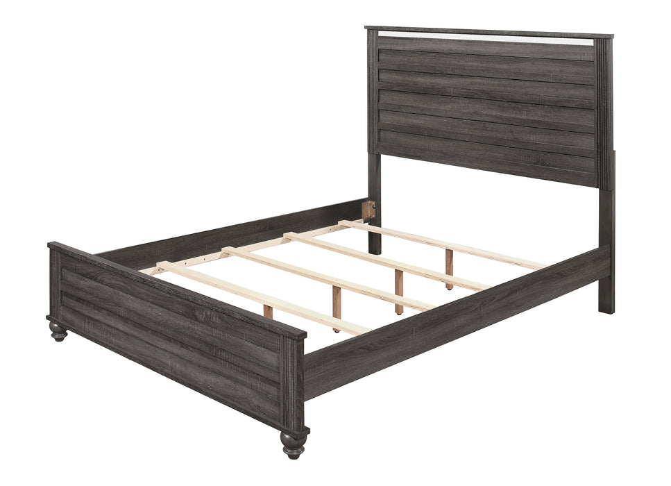 Gaston Gray Queen Panel Bed