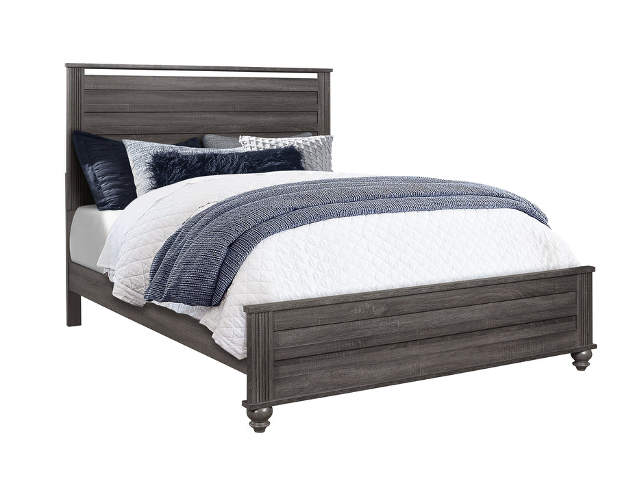 Gaston Gray Queen Panel Bed