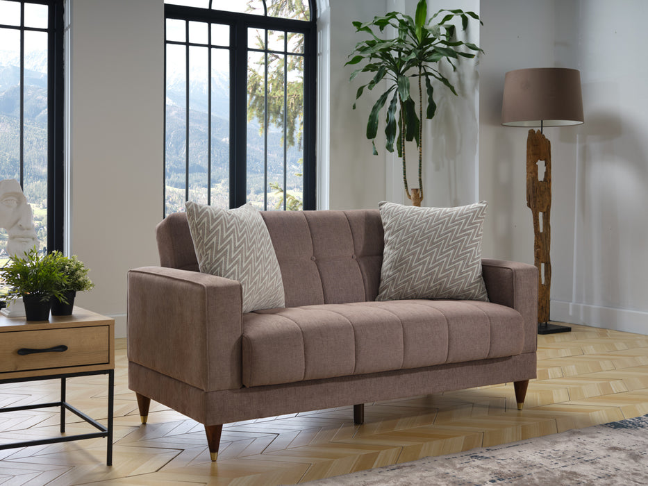 Mira Mink Camilla Loveseat