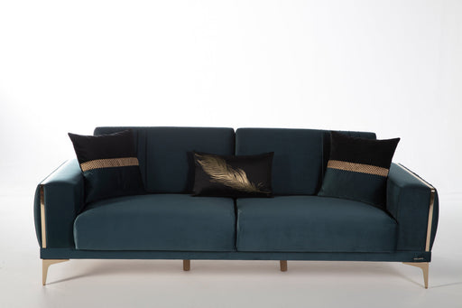 Carlino Napoly E. Green Loveseat Loveseat