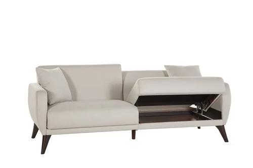 Zigana Beige Sofa In A Box-Flexy