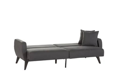 Zigana Charcoal Sofa In A Box-Flexy