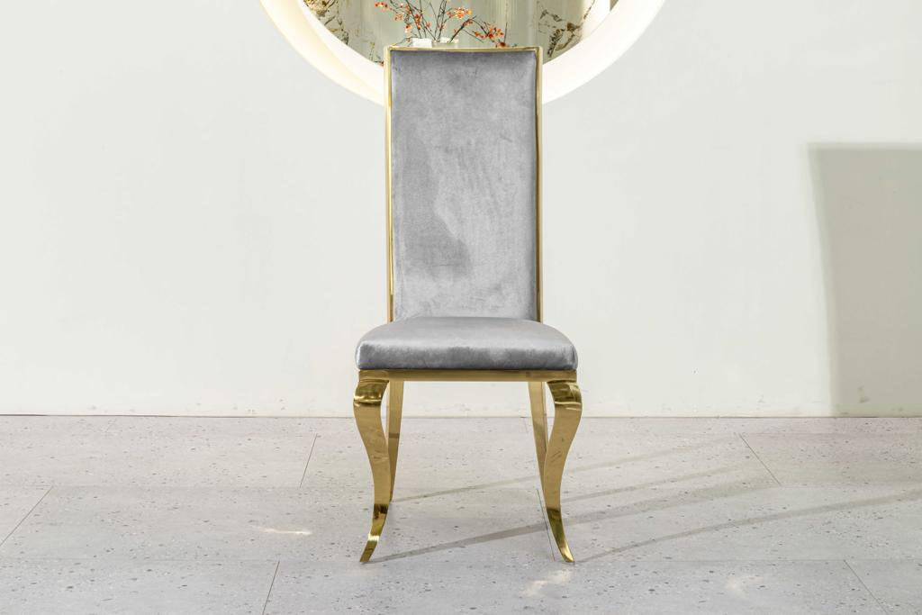 Gold Chair With Cream Fabric /20'27'46