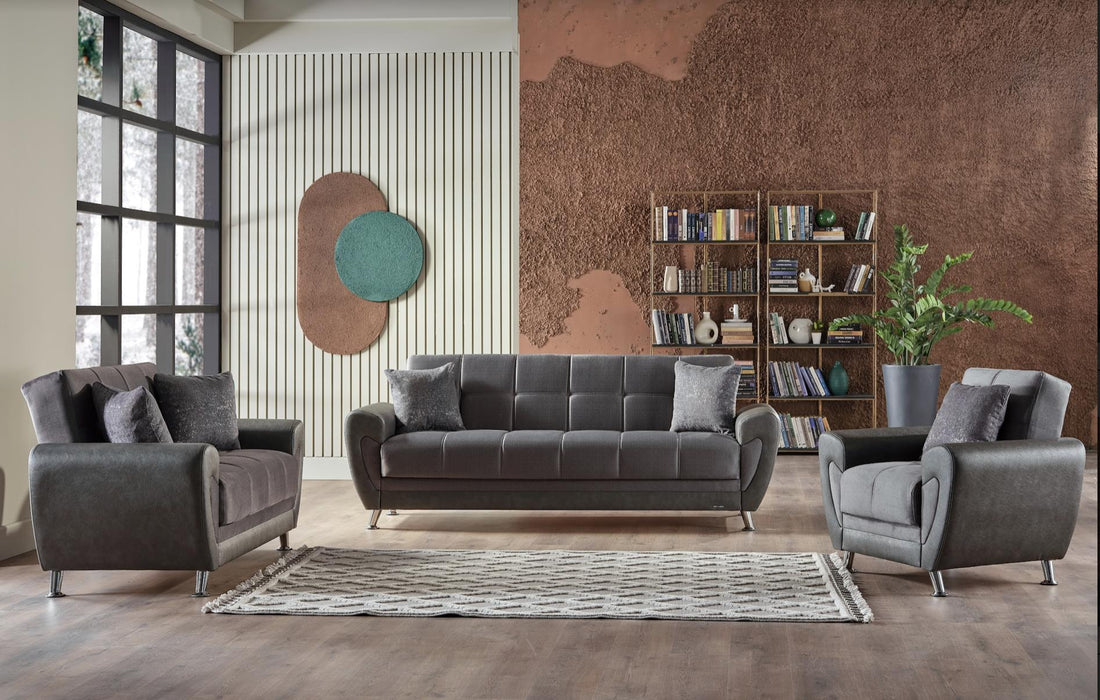 Duru Loveseat (Siena Anthracite)