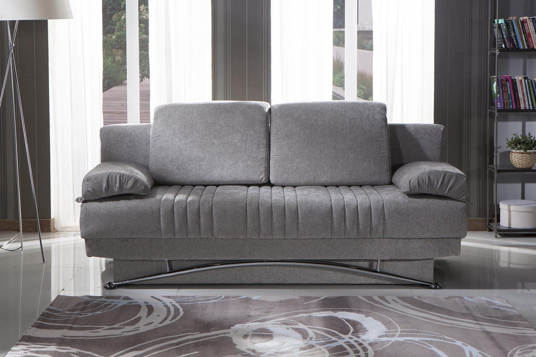 Fantasy Sofa(Valencia Grey Plain Fabric)