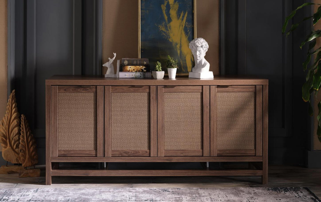 ARDEN 4 DOOR CONSOLE (ALEGRO WALNUT)