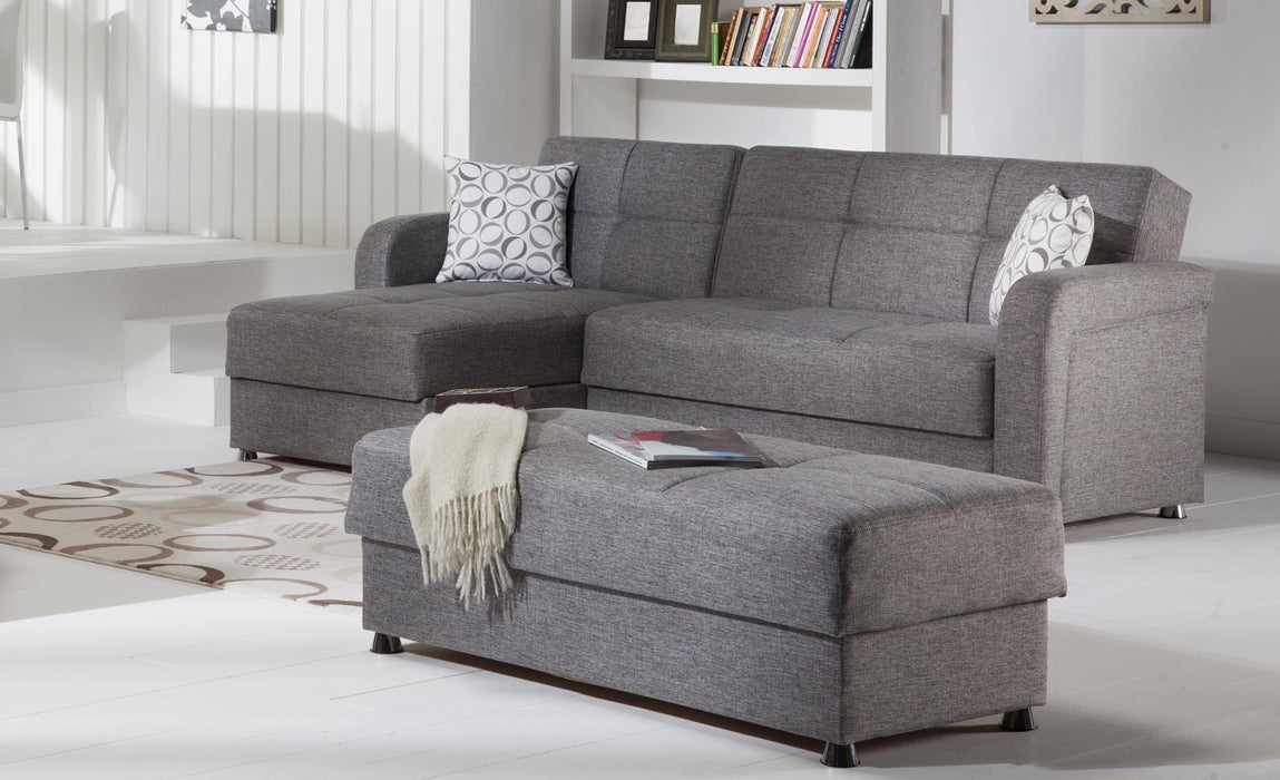 Vision Sectional Loveseat Part(Diego Gray)