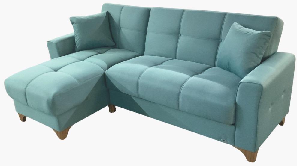 Tina Sectional (Oyem Teal)