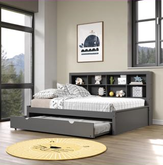 Grey Add Twin Trundle Daybed