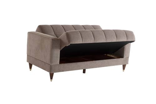 Mira Mink Camilla Loveseat