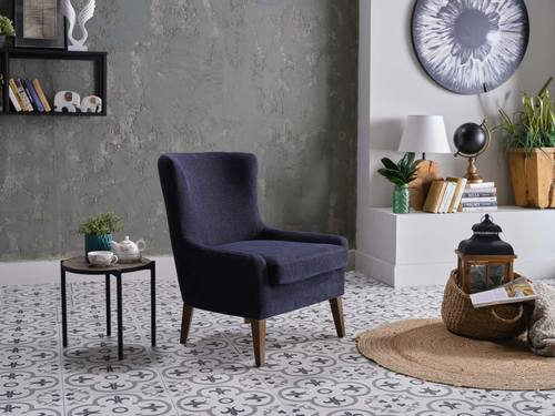 Revere Navy Canyon Accent Chair