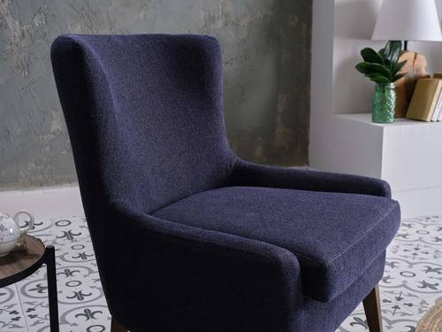 Revere Navy Canyon Accent Chair