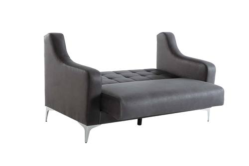 Melson Dark Gray Livia Loveseat