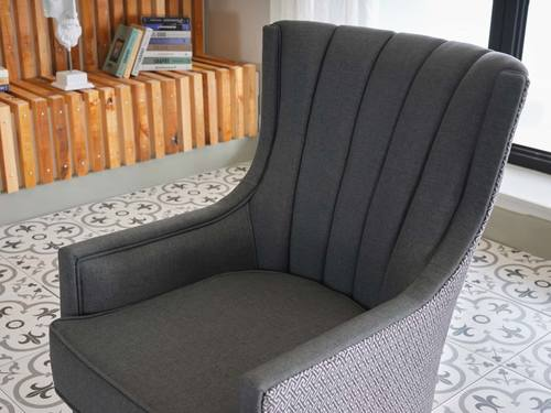 Corvet Anthracite Palmer Accent Armchair