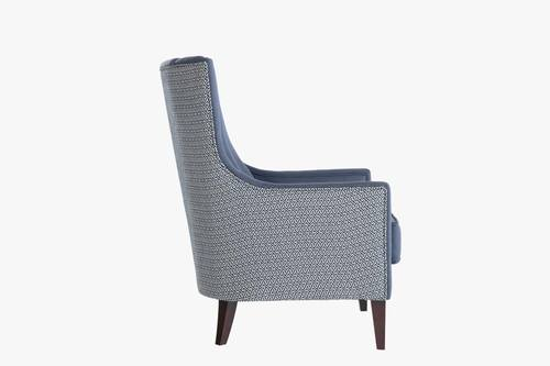 Corvet Navy Palmer Accent Armchair