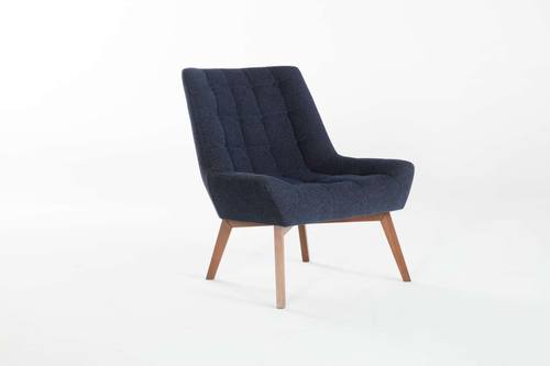 Navy Revere Accent Chair