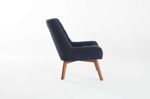 Navy Revere Accent Chair