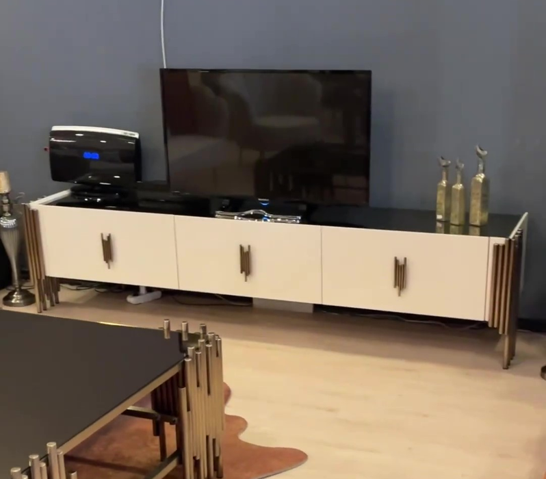 King Gold Square Tv Stand
