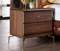 Montego Walnut Nightstand Night Stand