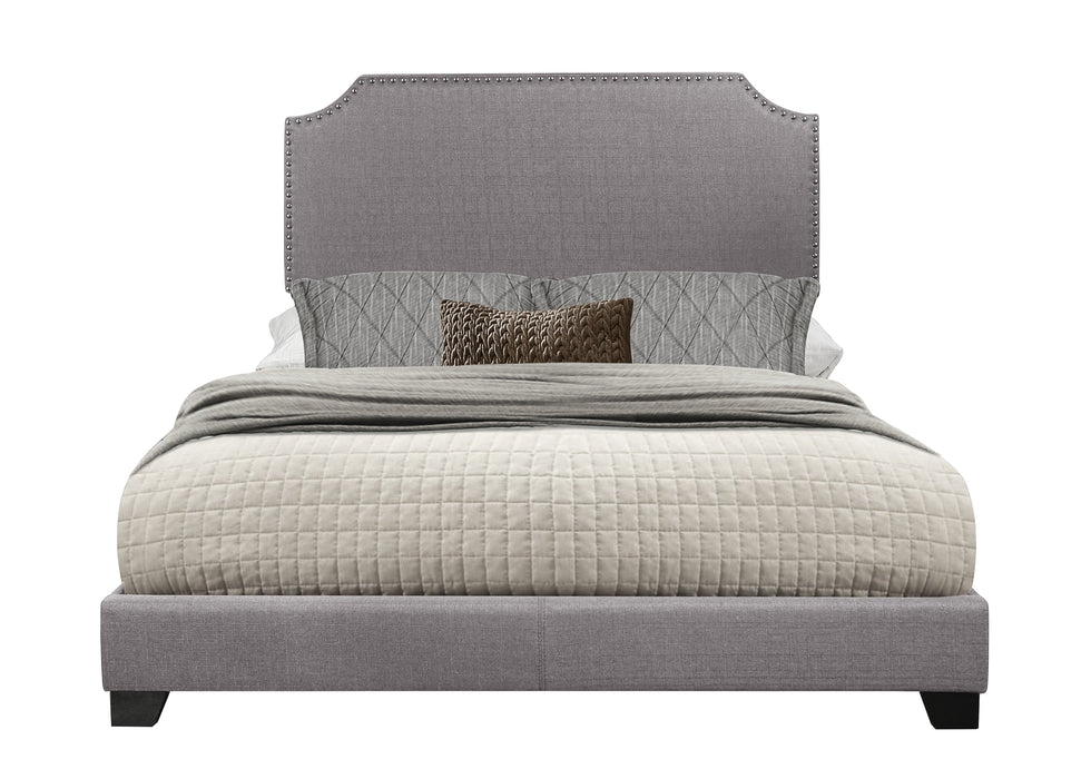 Miranda Gray Full Upholstered Bed