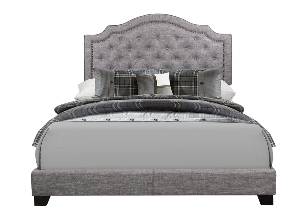 Sandy Gray Full Upholstered Bed