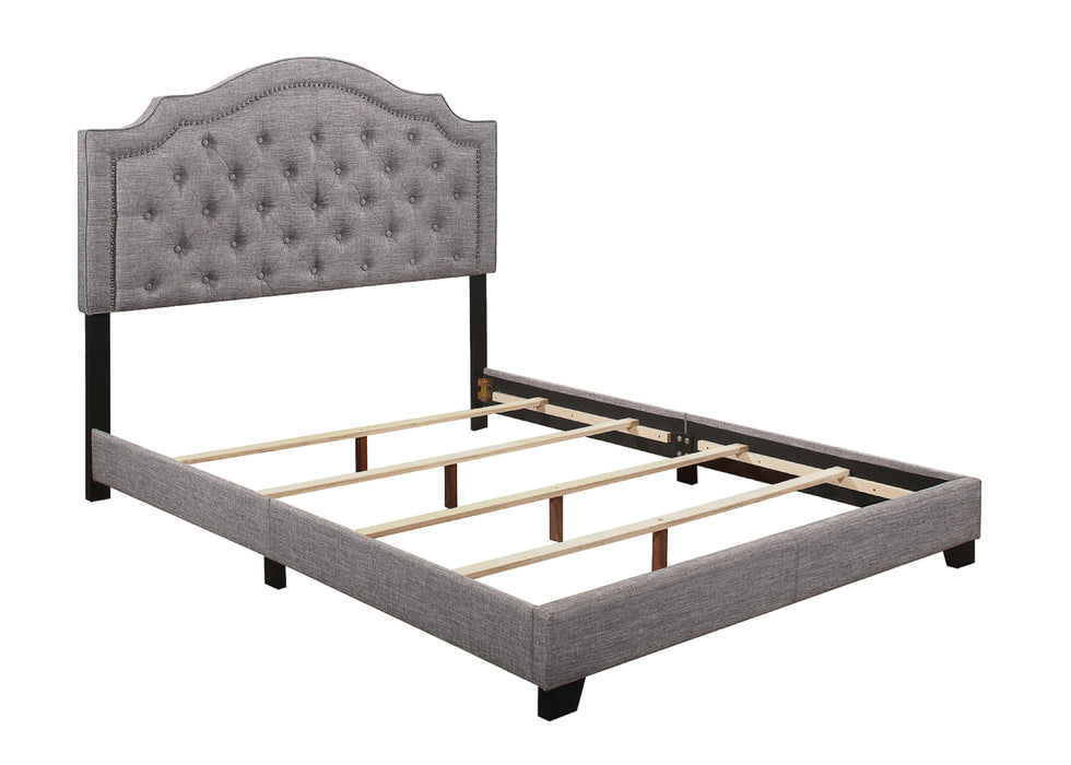 Sandy Gray Full Upholstered Bed