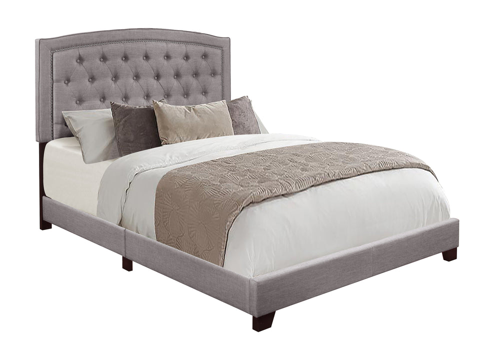 Linda Gray Full Upholstered Bed