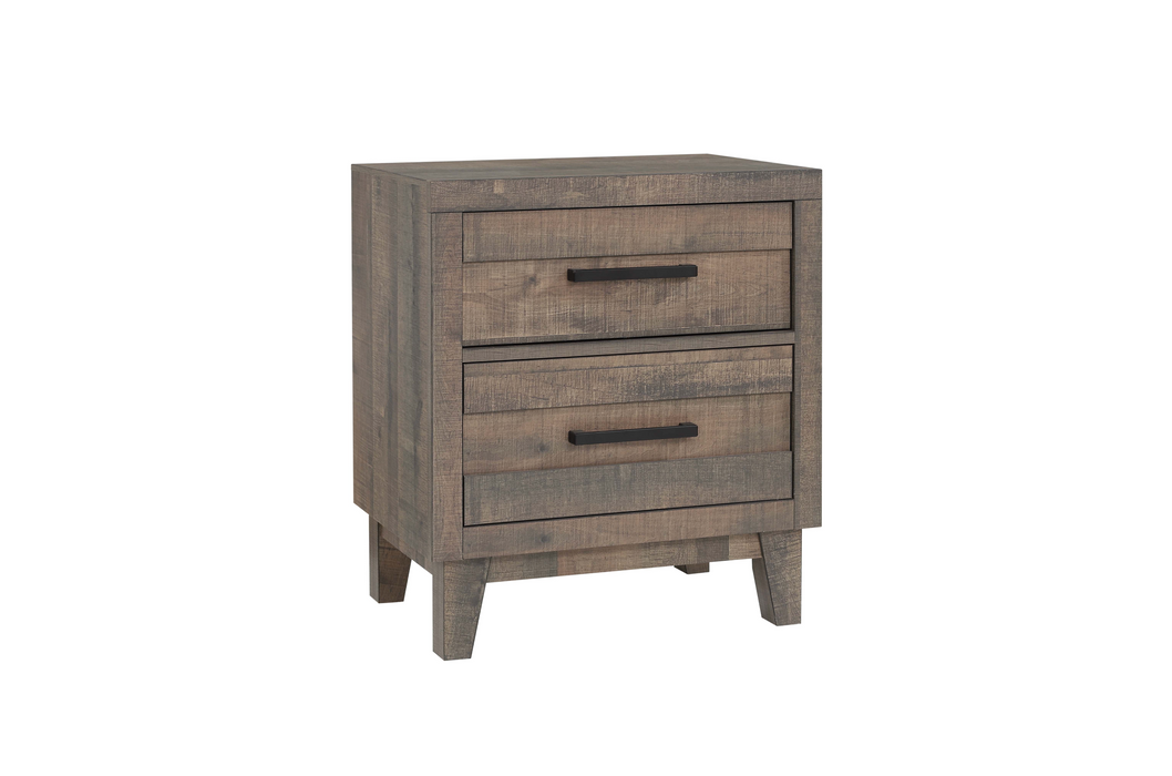 Tacoma Rustic Brown Nightstand