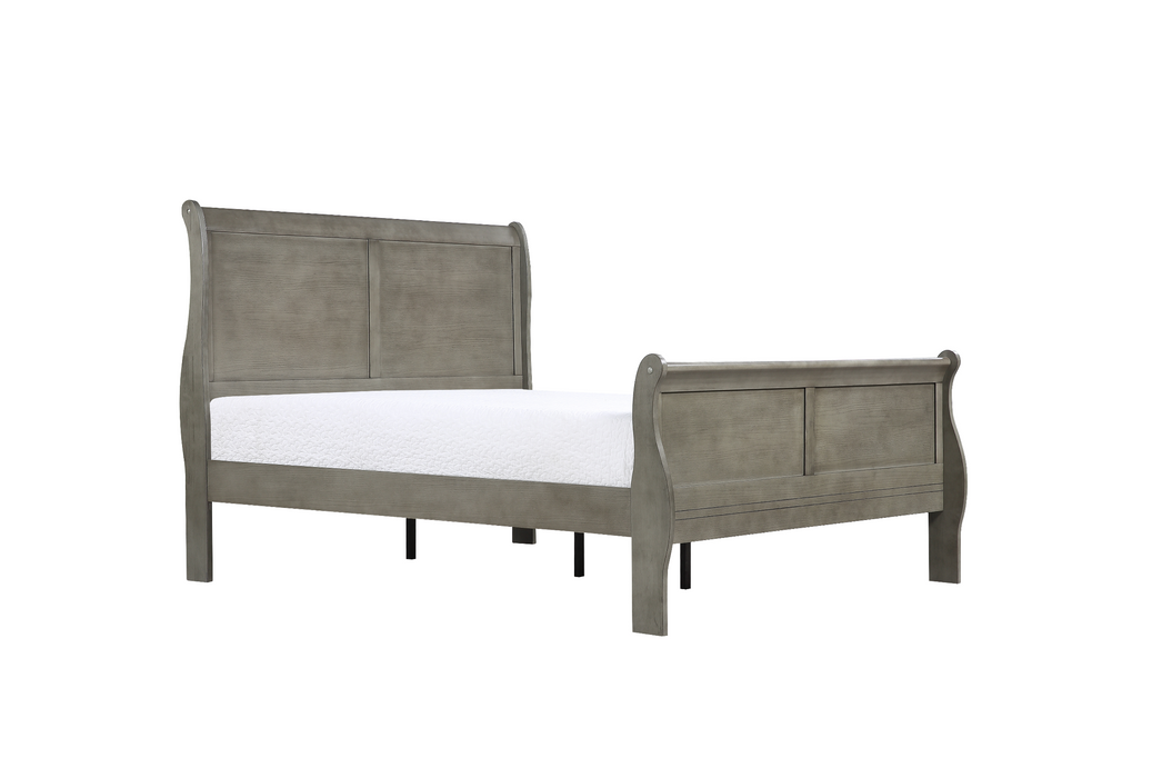 Louis Philip Gray Sleigh Youth Bedroom Set