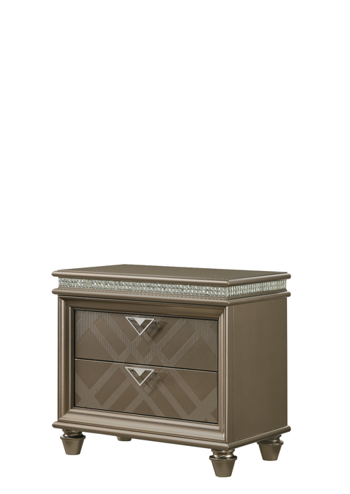 Cristal Gold Nightstand