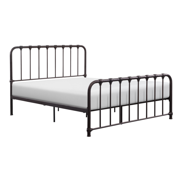 Bethany Dark Bronze Full Metal Platform Bed