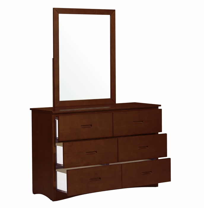 Rowe Dark Cherry Bedroom Mirror (Mirror Only)