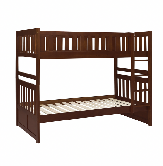 Rowe Dark Cherry Twin/Twin Bunk Bed