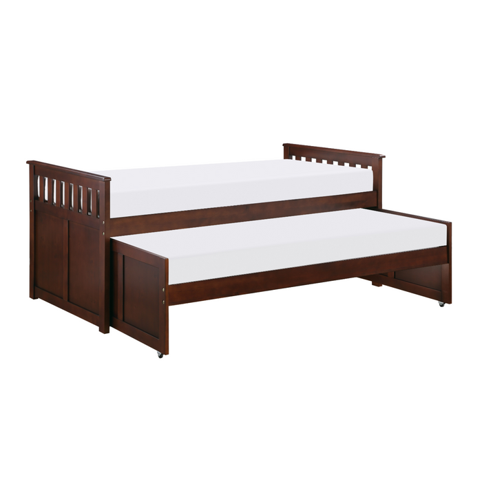 Rowe Dark Cherry Twin/Twin Bed